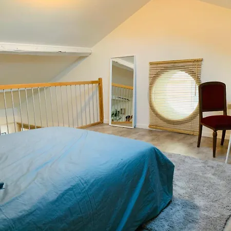 아파트 Loft 60m2 2-4 Personnes Avec Garage Et Wifi 3 Rue St Joseph St Etienne Proche Centre-ville *
